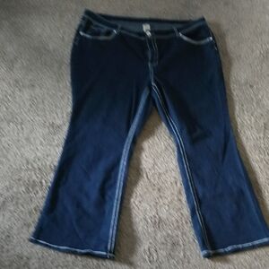 Faded Glory Dark Blue Flare Jeans